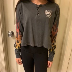 Xs button urban outfitters top